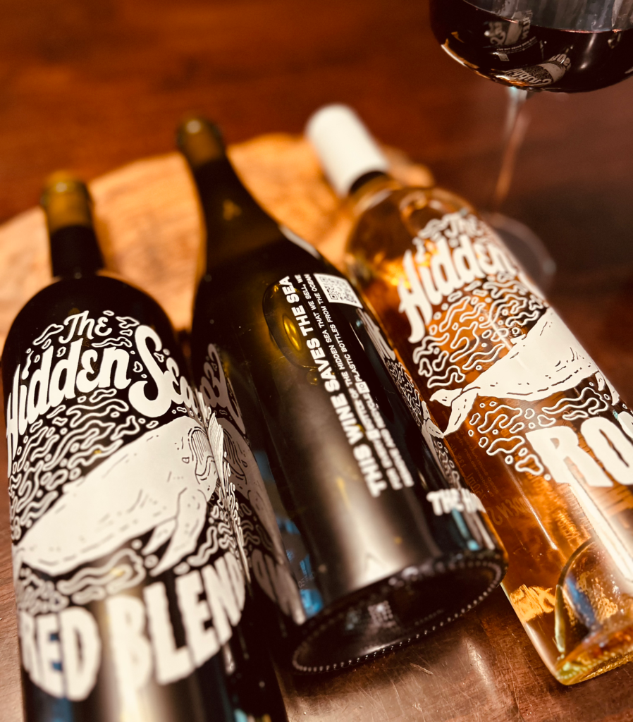 The Hidden Sea Wine | Drink Wine Save Oceans | Hops & Stem